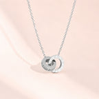 Amara Silver Knot Cuff Necklace– Waterproof & Anti-Tarnish