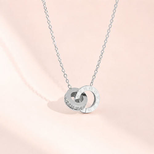 Amara Silver Knot Cuff Necklace– Waterproof & Anti-Tarnish