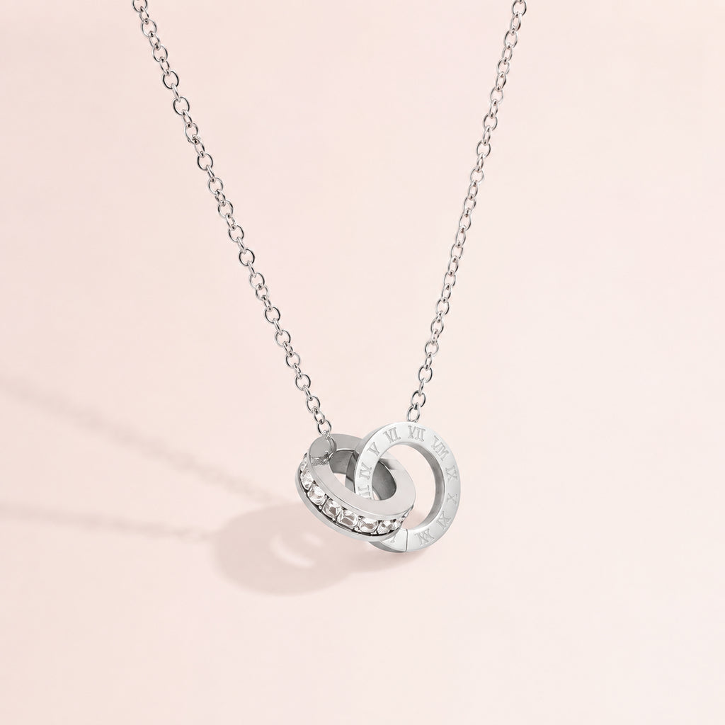 Amara Silver Knot Cuff Necklace– Waterproof & Anti-Tarnish
