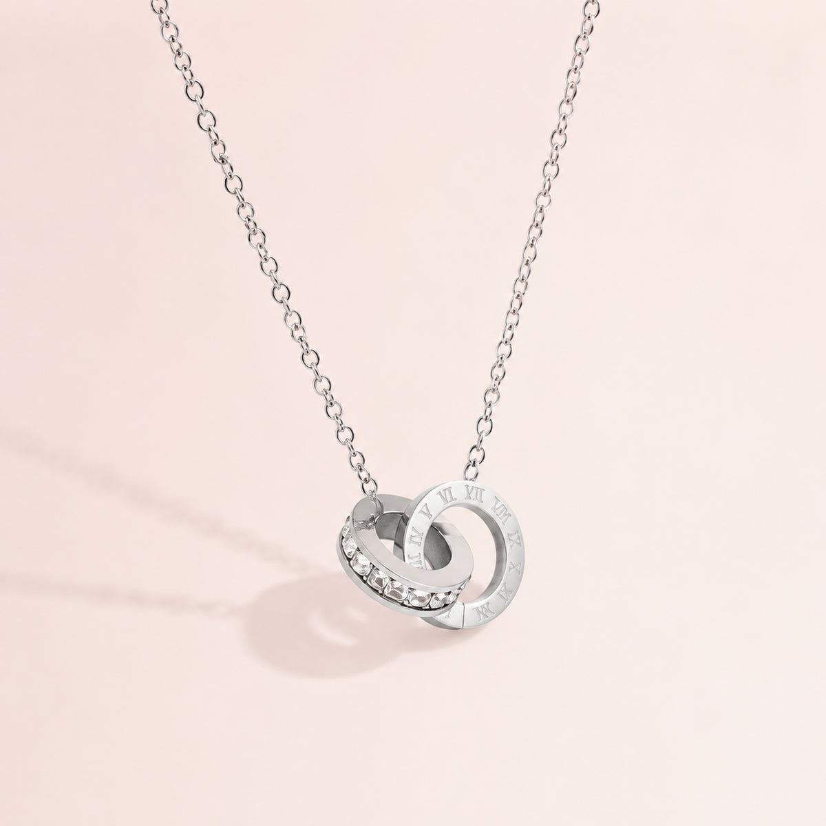 Amara Silver Knot Cuff Necklace– Waterproof & Anti-Tarnish