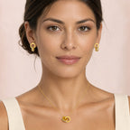 Eterna Interlock Necklace – Double Circle Pendant Necklace