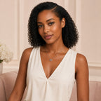 Amara Silver Knot Cuff Necklace– Waterproof & Anti-Tarnish