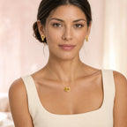 Eterna Interlock Necklace – Double Circle Pendant Necklace