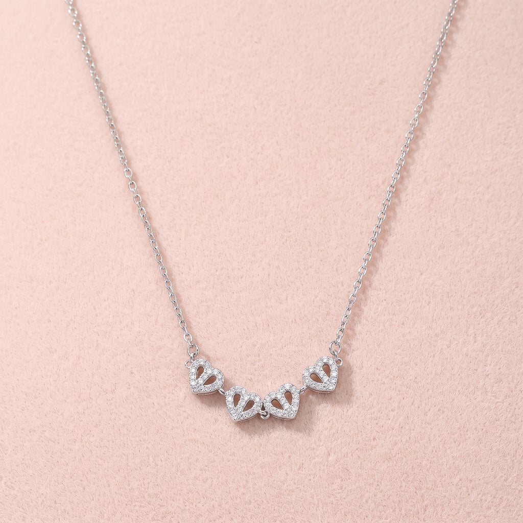 Solara Silver Sunburst Pendant Necklace - 316L Stainless Steel Medallion Necklace